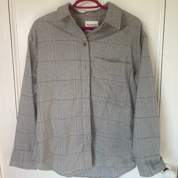 Abercrombie oversized flannel shirt - Picture 1 of 2